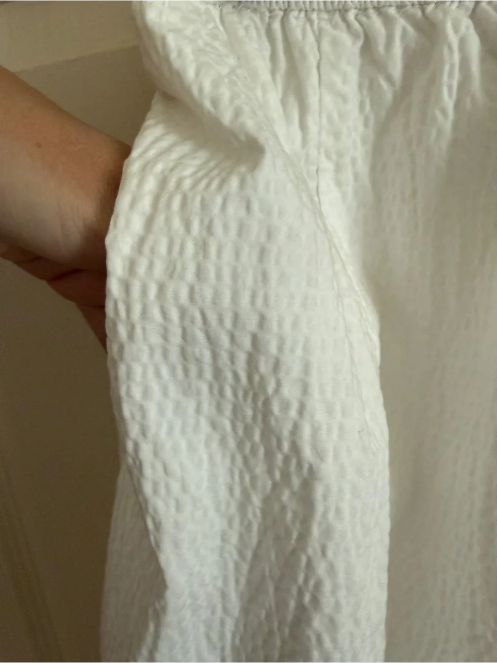 a new day White Textured Maxi Skirt with Elastic Waist